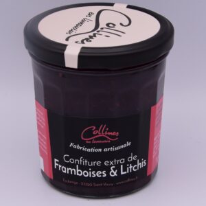confiture framboises litchi