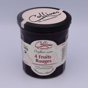 confitures 4 fruits rouges