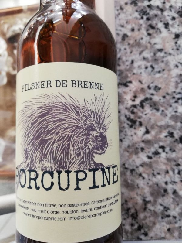 Bière blonde porcupine